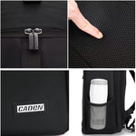 Zaino per fotocamera CADeN D6 V Borsa per fotocamera in nylon con barra di traino, D6 V 32 x 18 x 43cm