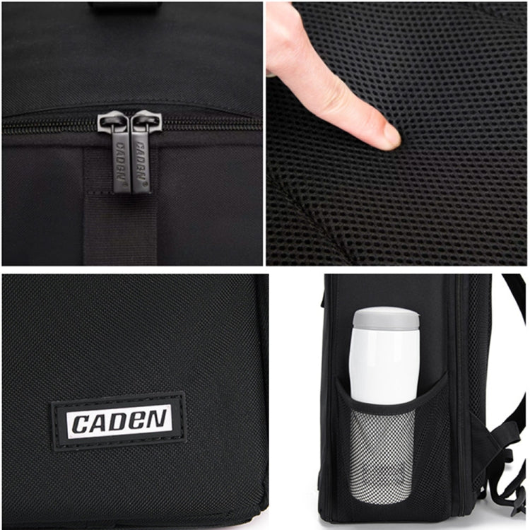Zaino per fotocamera CADeN D6 V Borsa per fotocamera in nylon con barra di traino, D6 V 32 x 18 x 43cm