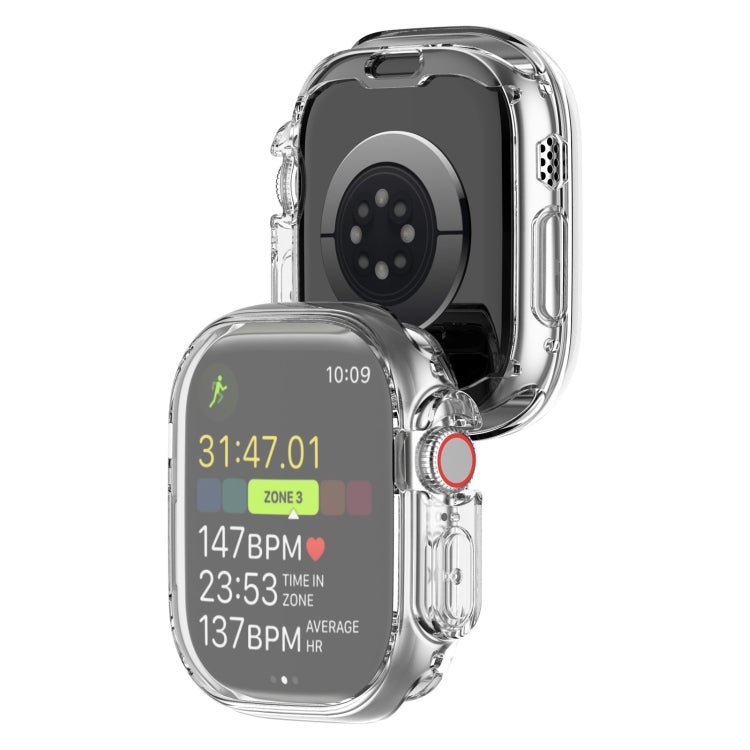 Custodia protettiva trasparente all-inclusive in TPU, For Apple Watch Ultra 1 / 2 / 3 49mm