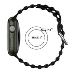 Cinturino per orologio Ocean Ripple, For Apple Watch Series 8&7 45mm / SE 2&6&SE&5&4 44mm, For Apple Watch Series 8&7 41mm / SE 2&6&SE&5&4 40mm