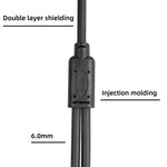 Cavo audio XLR femmina 3 pin a doppio maschio 1 m