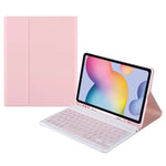 Custodia in pelle per tastiera Bluetooth con cappuccio quadrato A7 con slot per penna, For Samsung Galaxy Tab S7, For Samsung Galaxy Tab A7 10.4 2020
