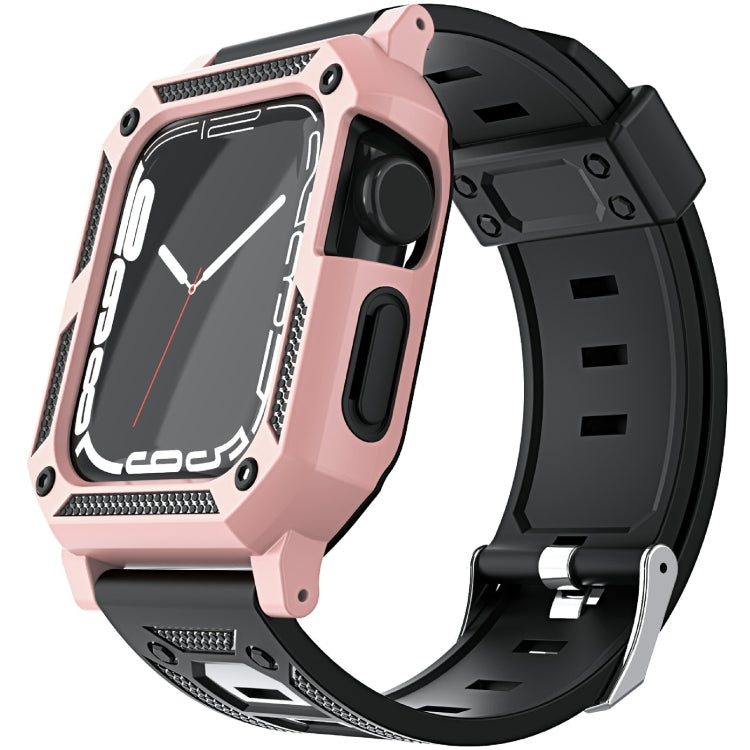 Cinturino per orologio in silicone militare + set di custodia per orologio, For Apple Watch Series 9/8/7 45mm, For Apple Watch Series 9/8/7 41mm
