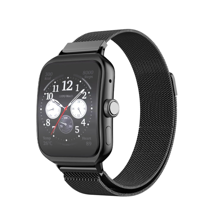Cinturino per orologio in metallo in acciaio inossidabile milanese, For OPPO Watch 3 Pro