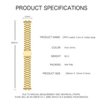 Cinturino per orologio in acciaio inossidabile con fibbia piatta a tre sfere, For OPPO Watch 3 Pro, For OPPO Watch 3