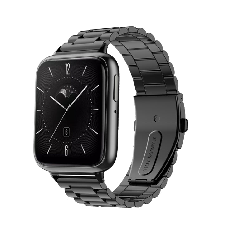 Cinturino per orologio in acciaio inossidabile con fibbia piatta a tre sfere, For OPPO Watch 3 Pro, For OPPO Watch 3