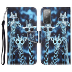 Custodia per telefono in pelle con disegno colorato, For Samsung Galaxy S20 FE