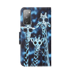 Custodia per telefono in pelle con disegno colorato, For Samsung Galaxy S20 FE