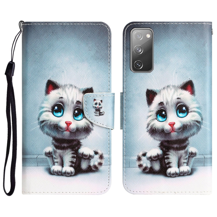 Custodia per telefono in pelle con disegno colorato, For Samsung Galaxy S20 FE