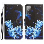 Custodia per telefono in pelle con disegno colorato, For Samsung Galaxy S20 FE
