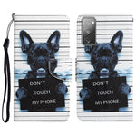 Custodia per telefono in pelle con disegno colorato, For Samsung Galaxy S20 FE