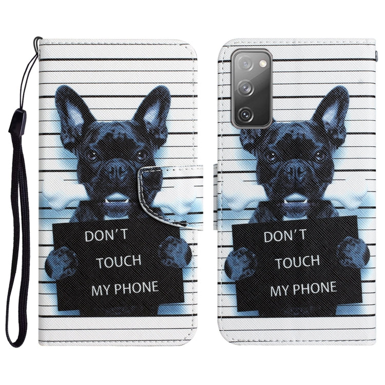 Custodia per telefono in pelle con disegno colorato, For Samsung Galaxy S20 FE