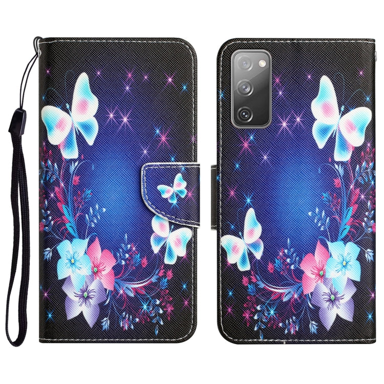 Custodia per telefono in pelle con disegno colorato, For Samsung Galaxy S20 FE