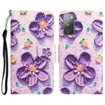 Custodia per telefono in pelle con disegno colorato, For Samsung Galaxy S20 FE