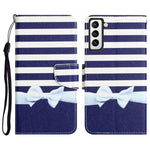 Custodia per telefono in pelle con disegno colorato, For Samsung Galaxy S21+ 5G