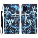 Custodia per telefono in pelle con disegno colorato, For Samsung Galaxy A31