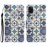 Custodia per telefono in pelle con disegno colorato, For Samsung Galaxy A31