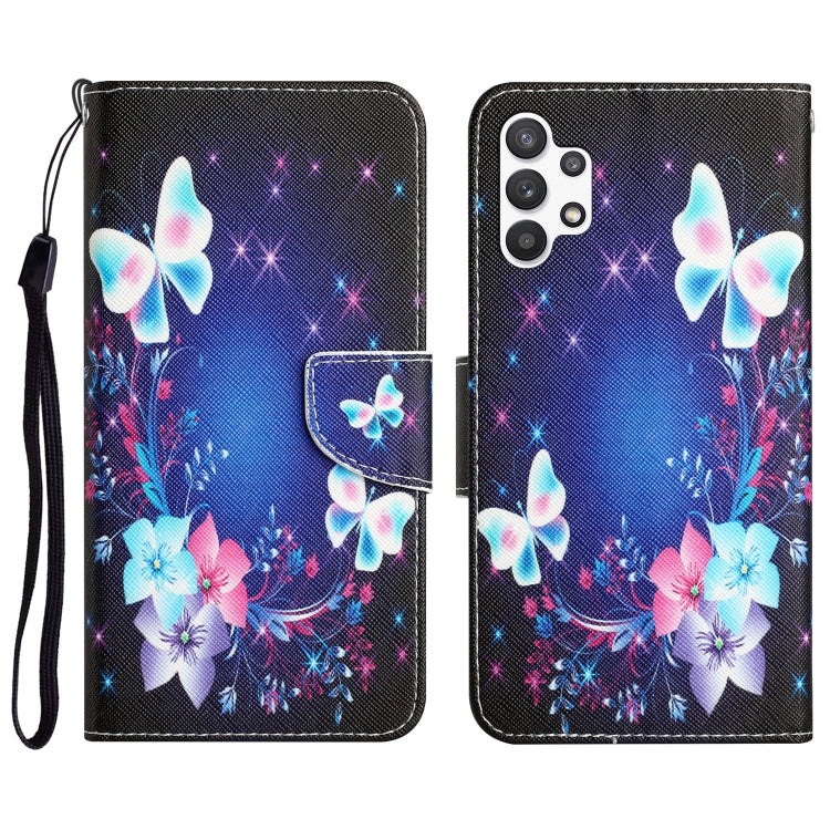 Custodia per telefono in pelle con disegno colorato, For Samsung Galaxy A32 5G