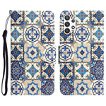 Custodia per telefono in pelle con disegno colorato, For Samsung Galaxy A32 5G