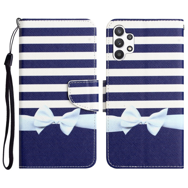 Custodia per telefono in pelle con disegno colorato, For Samsung Galaxy A32 5G