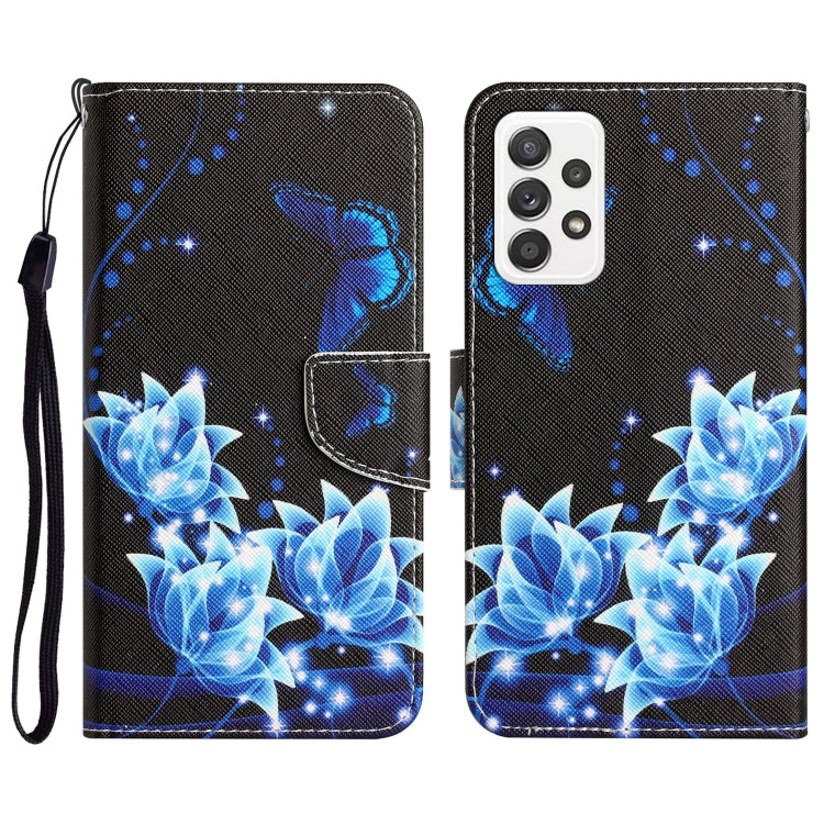 Custodia per telefono in pelle con disegno colorato, For Samsung Galaxy A33 5G