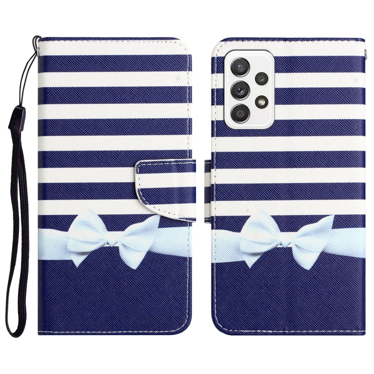 Custodia per telefono in pelle con disegno colorato, For Samsung Galaxy A33 5G
