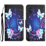 Custodia per telefono in pelle con disegno colorato, For Samsung Galaxy A71