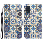 Custodia per telefono in pelle con disegno colorato, For Samsung Galaxy A71