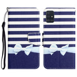 Custodia per telefono in pelle con disegno colorato, For Samsung Galaxy A71