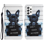 Custodia per telefono in pelle con disegno colorato, For Samsung Galaxy A72 5G / 4G