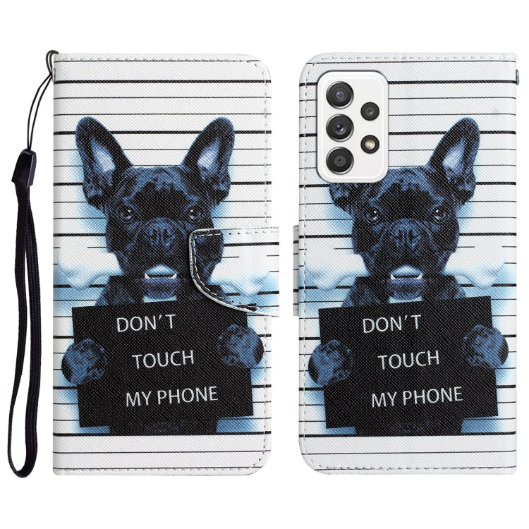 Custodia per telefono in pelle con disegno colorato, For Samsung Galaxy A72 5G / 4G
