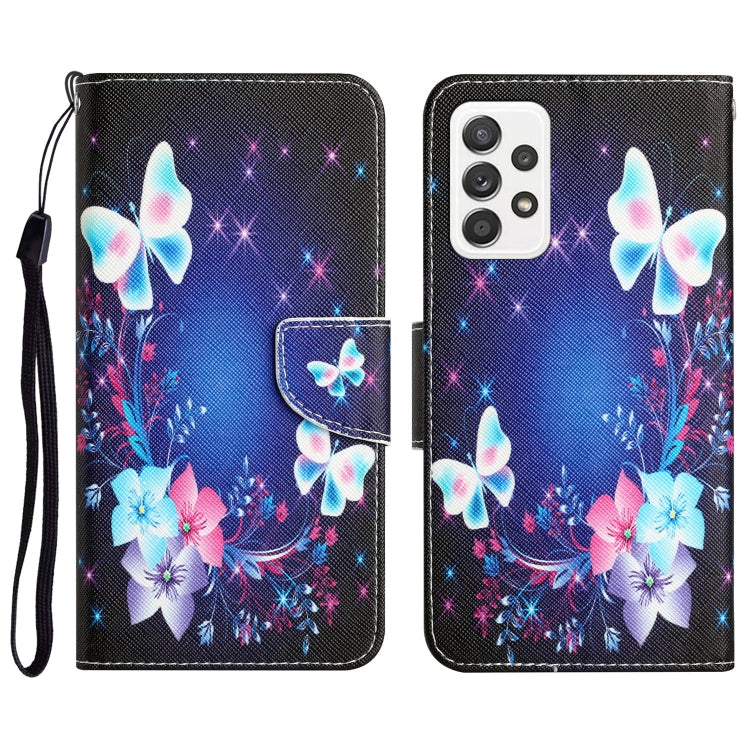 Custodia per telefono in pelle con disegno colorato, For Samsung Galaxy A72 5G / 4G