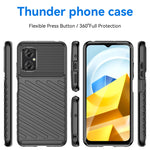 Custodia protettiva morbida per telefono Thunderbolt antiurto in TPU, For Xiaomi Poco M4 5G Global, For Xiaomi Poco M5 4G