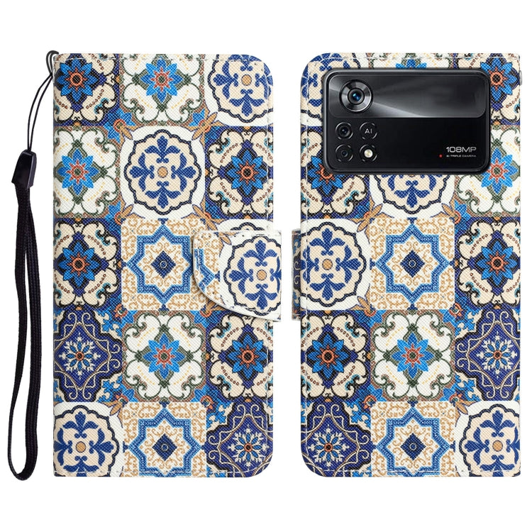 Custodia per telefono in pelle con disegno colorato, For Xiaomi Poco X4 Pro 5G
