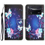Custodia per telefono in pelle con disegno colorato, For Xiaomi Poco X4 Pro 5G