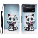 Custodia per telefono in pelle con disegno colorato, For Xiaomi Poco X4 Pro 5G