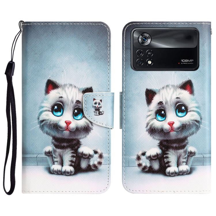 Custodia per telefono in pelle con disegno colorato, For Xiaomi Poco X4 Pro 5G