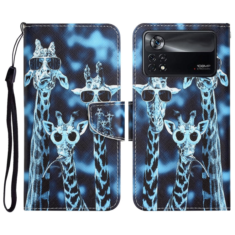 Custodia per telefono in pelle con disegno colorato, For Xiaomi Poco X4 Pro 5G