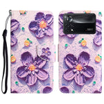 Custodia per telefono in pelle con disegno colorato, For Xiaomi Poco X4 Pro 5G