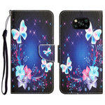 Custodia per telefono in pelle con disegno colorato, For Xiaomi Poco X3 NFC