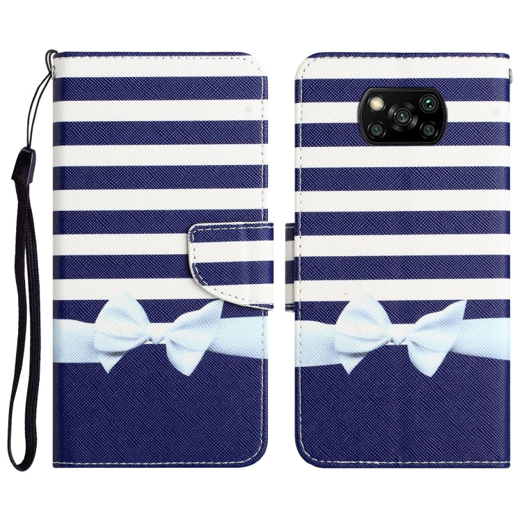 Custodia per telefono in pelle con disegno colorato, For Xiaomi Poco X3 NFC