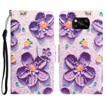 Custodia per telefono in pelle con disegno colorato, For Xiaomi Poco X3 NFC
