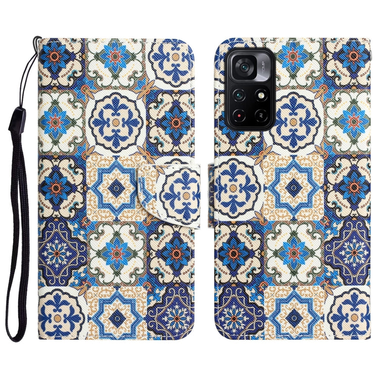 Custodia per telefono in pelle con disegno colorato, For Xiaomi Poco M4 Pro 5G