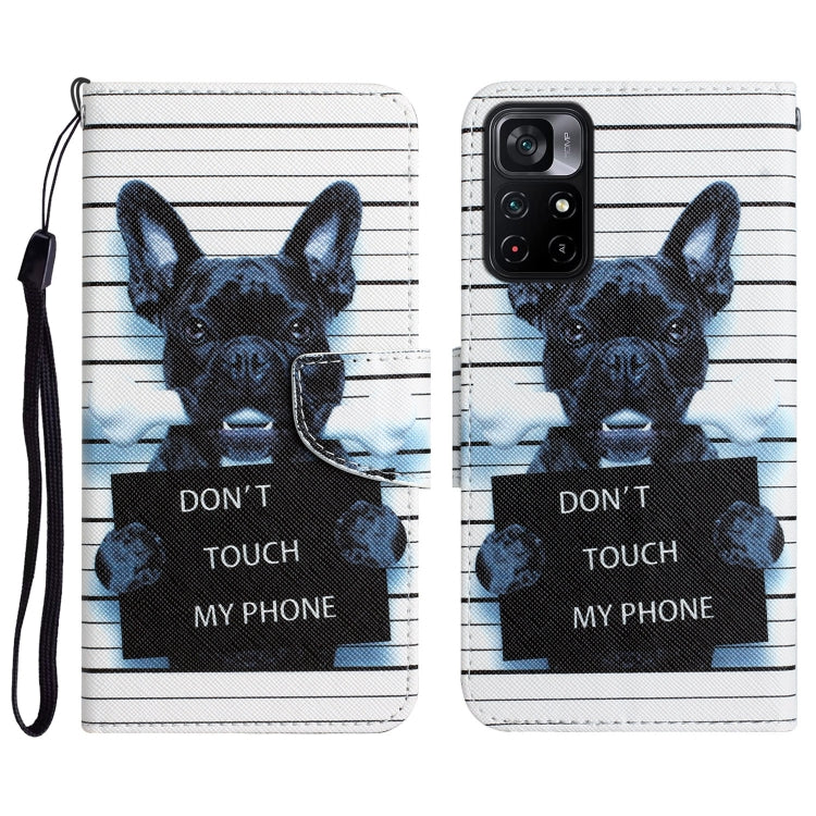 Custodia per telefono in pelle con disegno colorato, For Xiaomi Poco M4 Pro 5G