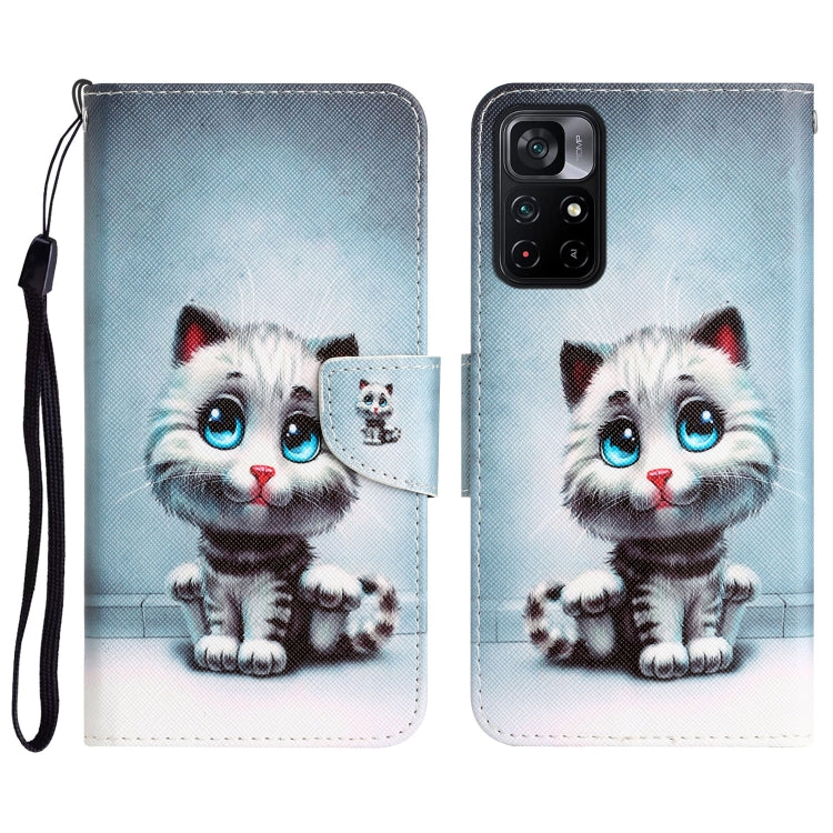 Custodia per telefono in pelle con disegno colorato, For Xiaomi Poco M4 Pro 5G