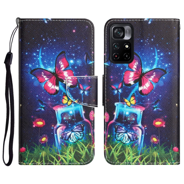 Custodia per telefono in pelle con disegno colorato, For Xiaomi Poco M4 Pro 5G