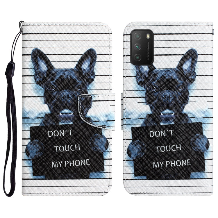 Custodia per telefono in pelle con disegno colorato, For Xiaomi Poco M3
