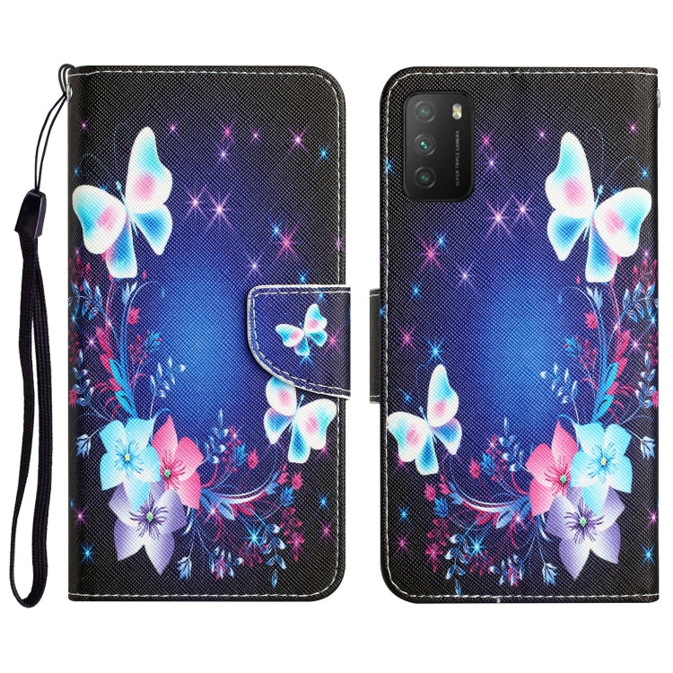Custodia per telefono in pelle con disegno colorato, For Xiaomi Poco M3
