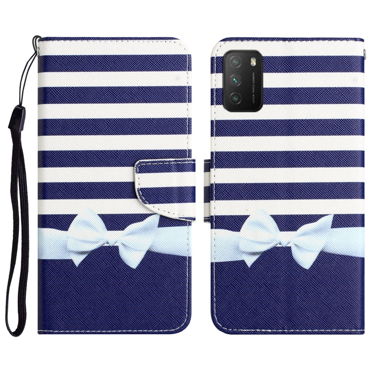 Custodia per telefono in pelle con disegno colorato, For Xiaomi Poco M3