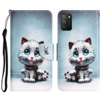 Custodia per telefono in pelle con disegno colorato, For Xiaomi Poco M3